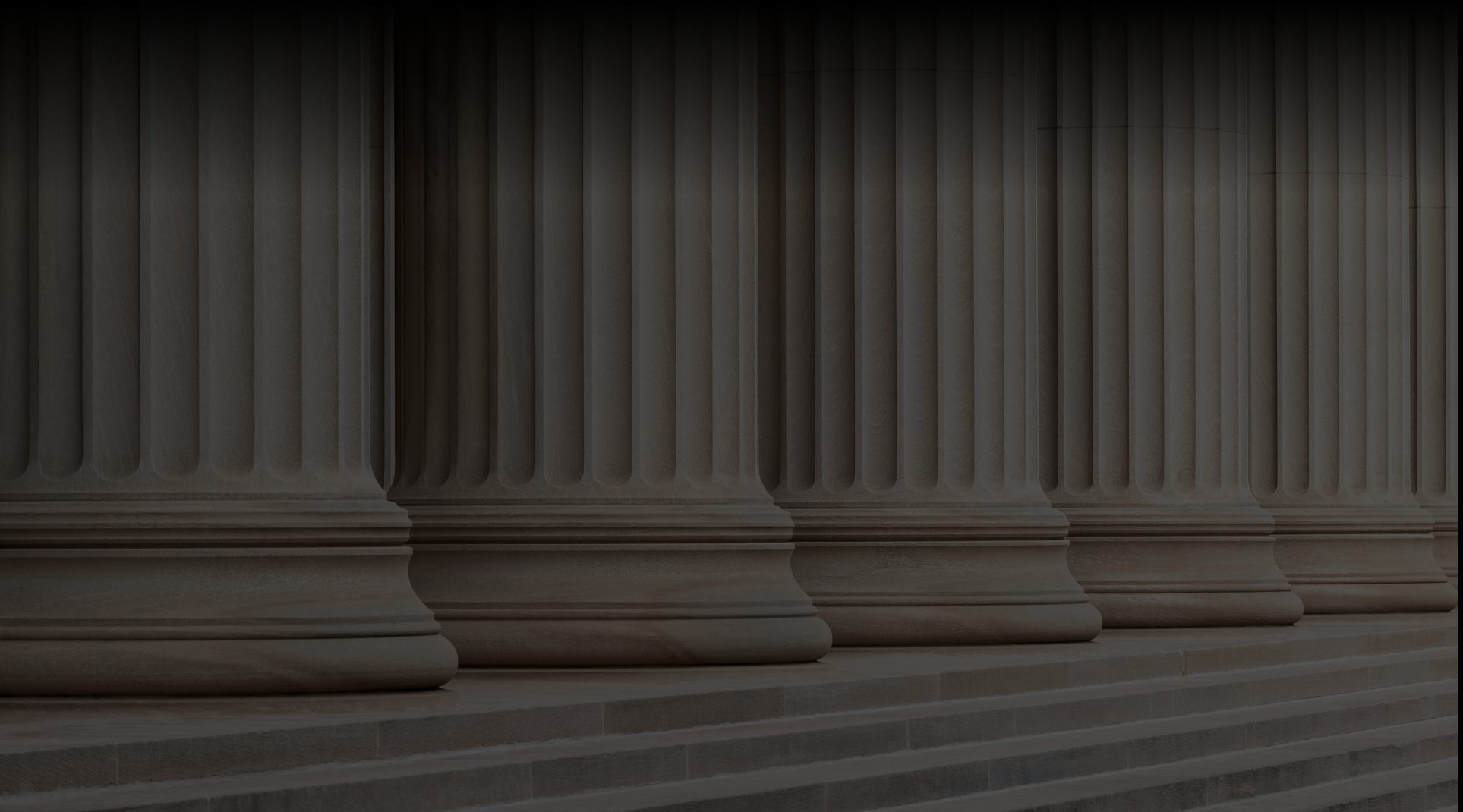 Classical stone pillars